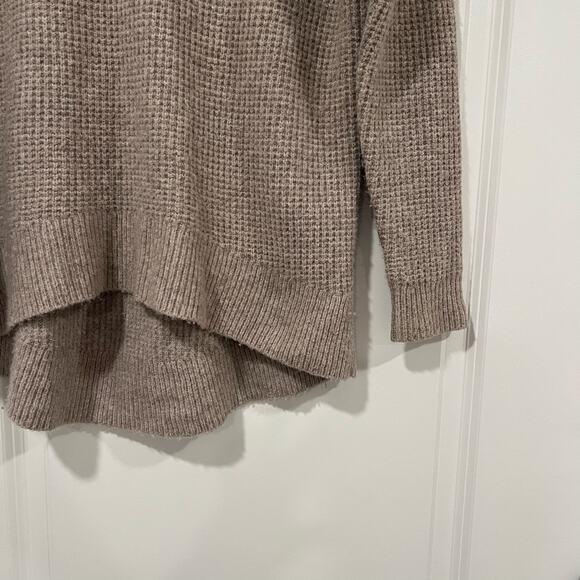 Madewell Women's Chunky Turtleneck Wool Alpaca Tan Size Small - Picture 2 of 9